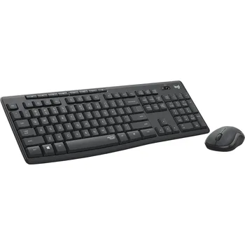 Klávesnice LOGITECH MK295 Silent Wireless Combo - GRAPHITE - DEU - CENTRAL
