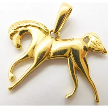 Přívěsek Klenoty Budín Dámský zlatý přívěsek - kůň 585/1,17gr HK3210 (Klenoty Budín Dámský zlatý přívěsek - kůň 585/1,17gr HK3210)