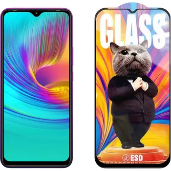 3D Ochranné tvrzené sklo na Infinix Smart 4 +/X680 - Mr. Cat ESD