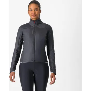 Cyklistická bunda CASTELLI Cyklistická zateplená bunda - FLY DIRECT W - černá S
