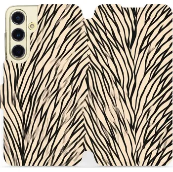 Pouzdro na mobilní telefon Flipové pouzdro Mobiwear - Samsung Galaxy S24 FE - VA52S V koruně stromu (Knížkové flip pouzdro, obal, kryt na mobil Samsung Galaxy S24 FE - VA52S V koruně stromu, materiál Umělá kůže + TPU - ochrana 360°, stojánek, silikonová vanička, magnetické zavírání