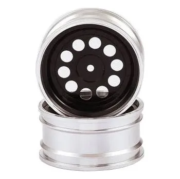 RC náhradní díl Killerbody Killerbody disky hliníkové černé (2): Alfa Romeo SZ 1:10