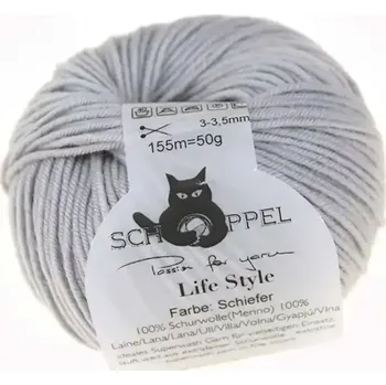 Příze Schoppel wolle Life Style 8911 Schiefer (Příze Life Style 8911 Schiefer)