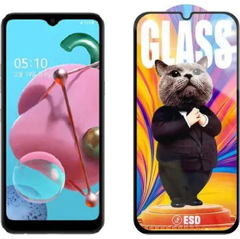 3D Ochranné tvrzené sklo na LG Q51 - Mr. Cat ESD