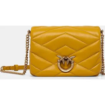 Kabelka Kožená kabelka Pinko 101584.A1ET žlutá 11X, vel. ONE SIZE