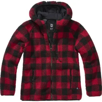 Pánská softshellová bunda Dámská bunda Teddy Fleece, Brandit, Červená, XS