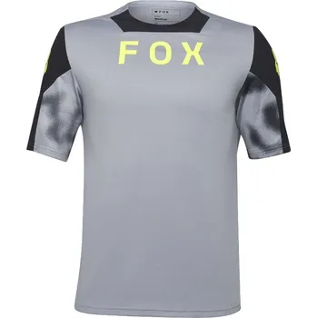cyklistický dres Dres - FOX Defend Ss Taunt Jersey 2024 - Steel Grey M