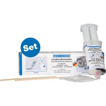 Průmyslové lepidlo Weicon Fast-Metal Minutové lepidlo-sada 24 ml