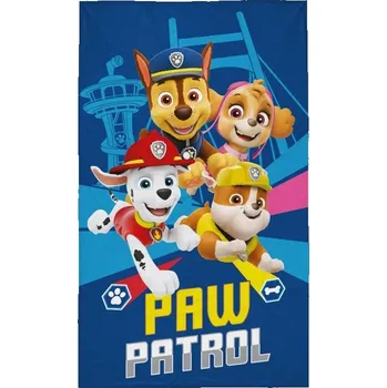 DETEXPOL Dětský ručník Tlapková Patrola blue 50/30 Bavlna Froté,(DL-211403)