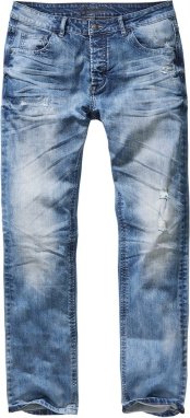 Džíny Brandit Will trouser, denim blue, 30-34