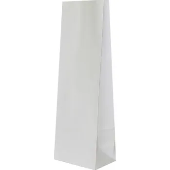 Sáček na potraviny Papírový sáček s obdelníkovým dnem, 120x90x325 mm, bílý, 100 ks