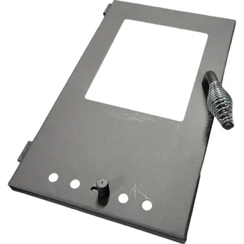 Krbová kamna Dvířka na Kamna Thalia Uno Glass Lite, šedá, 3,9 kW