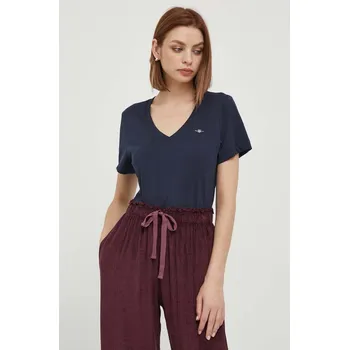 Pánské tričko Bavlněné tričko Gant tmavomodrá barva 4200750 59X, vel. L