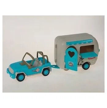 Hra na zahradu Auto z przyczepą kempingową 44x19x12,5cm