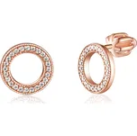 Olivie Stříbrné náušnice KRUH GOLD 7938 Ag 925; ≤2 g.