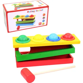 Dřevěná hračka DŘEVĚNÁ ZATLOUKANÁ