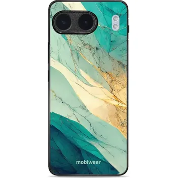 Pouzdro na mobilní telefon Lesklý kryt Mobiwear Glossy - OnePlus Nord 4 5G - G024G - Zlatavý a zelenkavý mramor (Prémiové lesklé pouzdro, obal, kryt Mobiwear Glossy na mobil OnePlus Nord 4 5G - G024G - Zlatavý a zelenkavý mramor, materiál Plast + TPU silikon - krytí po všech)