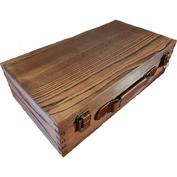 Replika zbraně Dřevěný úložný box pro revolvery