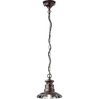 Žárovka Redo 9046 - VenKovní lustr na řetězu SCOTT 1xE27/42W/230V IP44