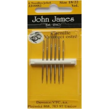 L3040 John James - Vyšívací jehly tupé 18/22
