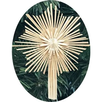 Vánoční dekorace 10. Špice slaměná 23 cm