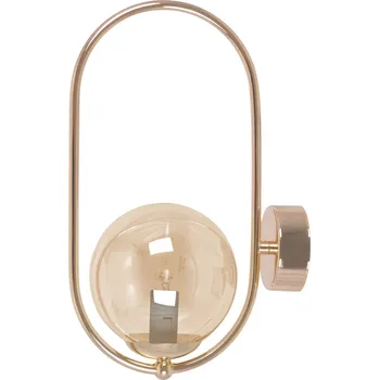 Nástěnné svítidlo Kaja Sven nástěnné svítidlo 1x10 W zlatá-jantarová K-5398