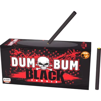 Zábavní pyrotechnika K0203BP Dělobuch Dumbum Black Pirat, 100 kusů v balení.