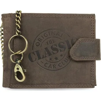 Peněženka CAR CLUB peněženka 506X RFID secure D.Brown Hunter