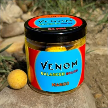 Boilies Feeder Mania Venom Balanced Boilies 24 mm - Mango