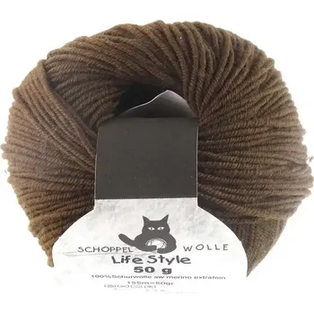Příze Schoppel wolle Life Style 7601 Schoko (Příze Life Style 7601 Schoko)