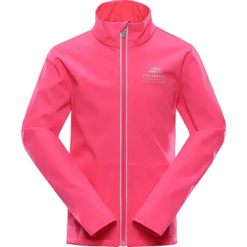 Chlapecká bunda Dětská softshellová bunda Alpine Pro MULTO - růžová / 164/170