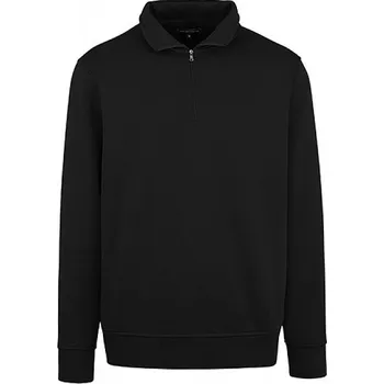 Pánská mikina HRM Měkká prémiová unisex mikina s krátkým zipem Barva: Černá, Velikost: 5XL HRM904