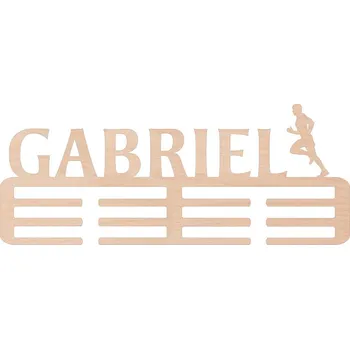 Dřevěný věšák na medaile - běh Zvolte variantu: Muž