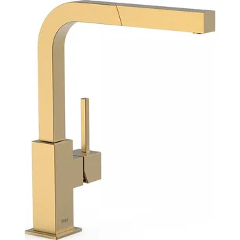 Vodovodní baterie Tres Cuadro-Tres kuchyňská baterie stojící zlatá/staré zlato 006.437.OM