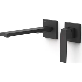 Vodovodní baterie Tres Slim Exclusive umyvadlová baterie pod omítku černá 20230022NM