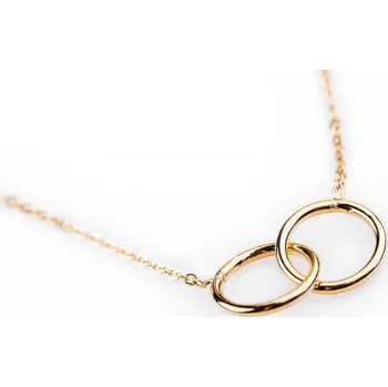 Náhrdelník franco bene Náhrdelník s kroužky - pozlacený | 491