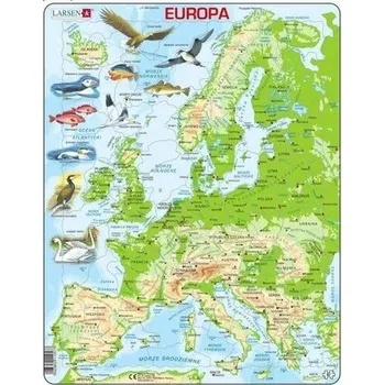 Hračka Układanka mapa fizyczna Europa