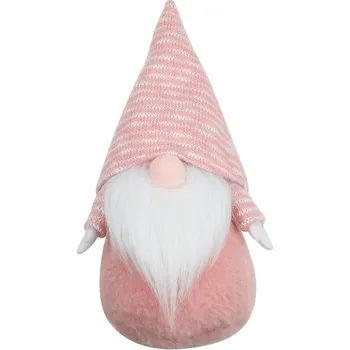 Skřítek na postavení 21 cm, růžový