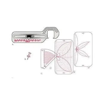 Příslušenství k šicímu stroji Příslušenství Pfaff - šicí kružítko (JK )