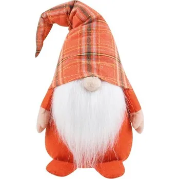 Skřítek na postavení oranžový 41 cm