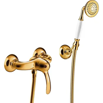 Vodovodní baterie Tres Monoclasic sprchová baterie nastěnná zlatá 242.167.01.OR