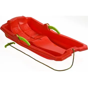 Boby Boby dětské plastové na sníh s brzdami 80 x 14 x 40 cm červené