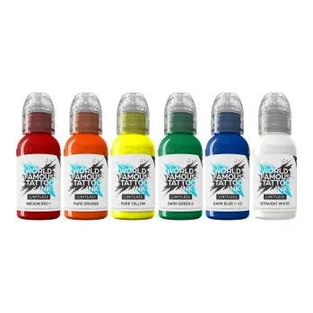 Tetovací barva WORLD FAMOUS LIMITLESS - SIMPLE SET - 6x30ML
