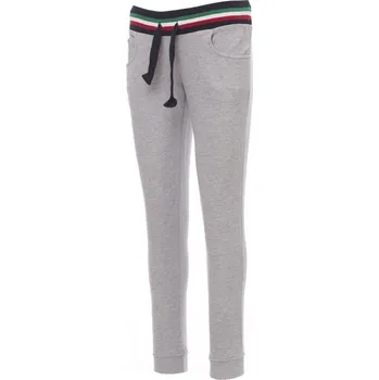 Dámské prodloužené tepláky FREEDOM+LADY MELANGE, Payper Barva: ŠEDÁ MELANŽOVÁ/ITÁLI, Velikost: XS