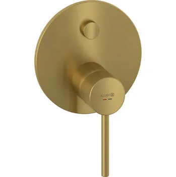 Vodovodní baterie Kludi Bozz vanová baterie pod omítku zlatá 38659N076