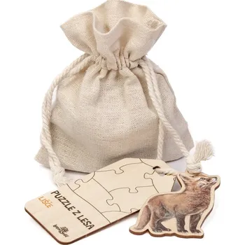 Puzzle Lesní svět | Puzzle z lesa mláďata - Lišče