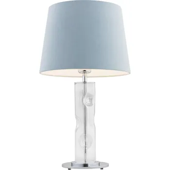 Lampička Argon Nancy stolní lampa 1x15 W průhledná-chrom-modrá 3844
