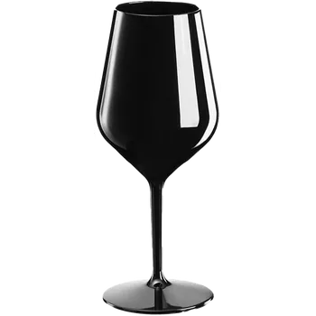 Sklenice Venetto Nerozbitná sklenice na víno černá 460ml