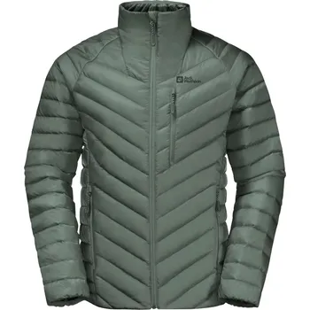 Tmavě zelená pánská péřová bunda Jack Wolfskin Passamani Down Jkt M 1207151-4311 Velikost: 3XL