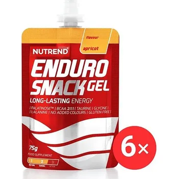 Energetický nápoj Nutrend Endurosnack sáček 6 x 75 g, meruňka